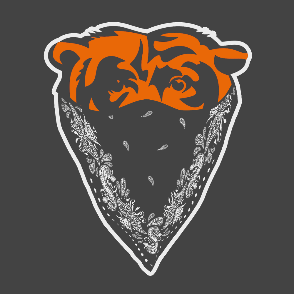 The Bears Bandana T-Shirt CHARCOAL