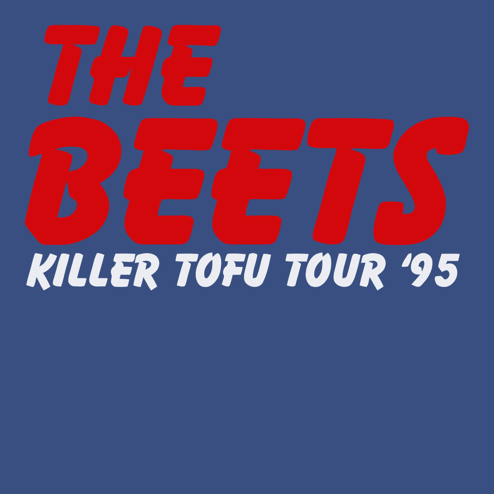 The Beets Killer Tofu Tour 95 T-Shirt BLUE