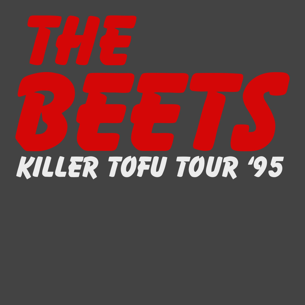The Beets Killer Tofu Tour 95 T-Shirt CHARCOAL