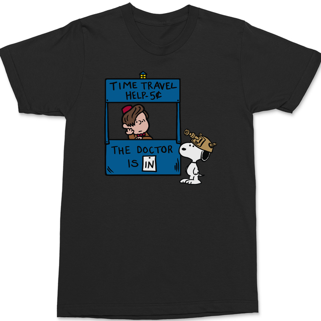 The Doctor Is In T-Shirt BLACK