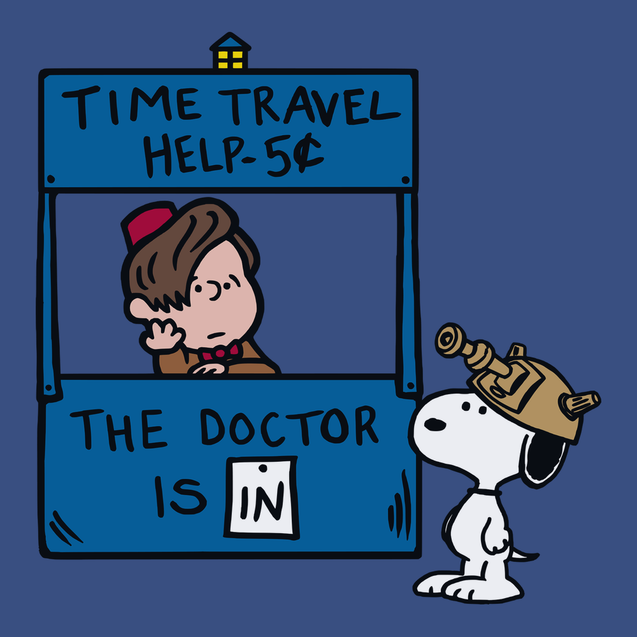 The Doctor Is In T-Shirt BLUE