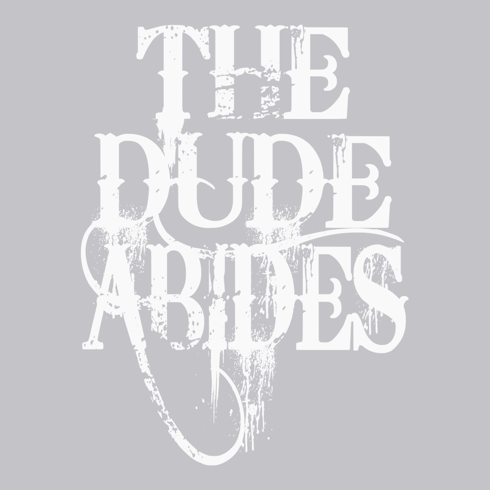 The Dude Abides T-Shirt SILVER
