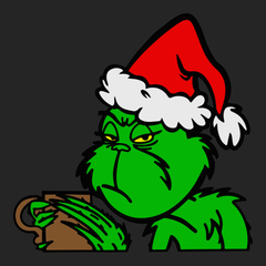 The Grinch Loves Coffee T-Shirt BLACK