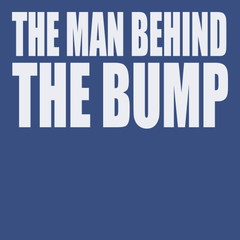 The Man Behind The Bump T-Shirt BLUE