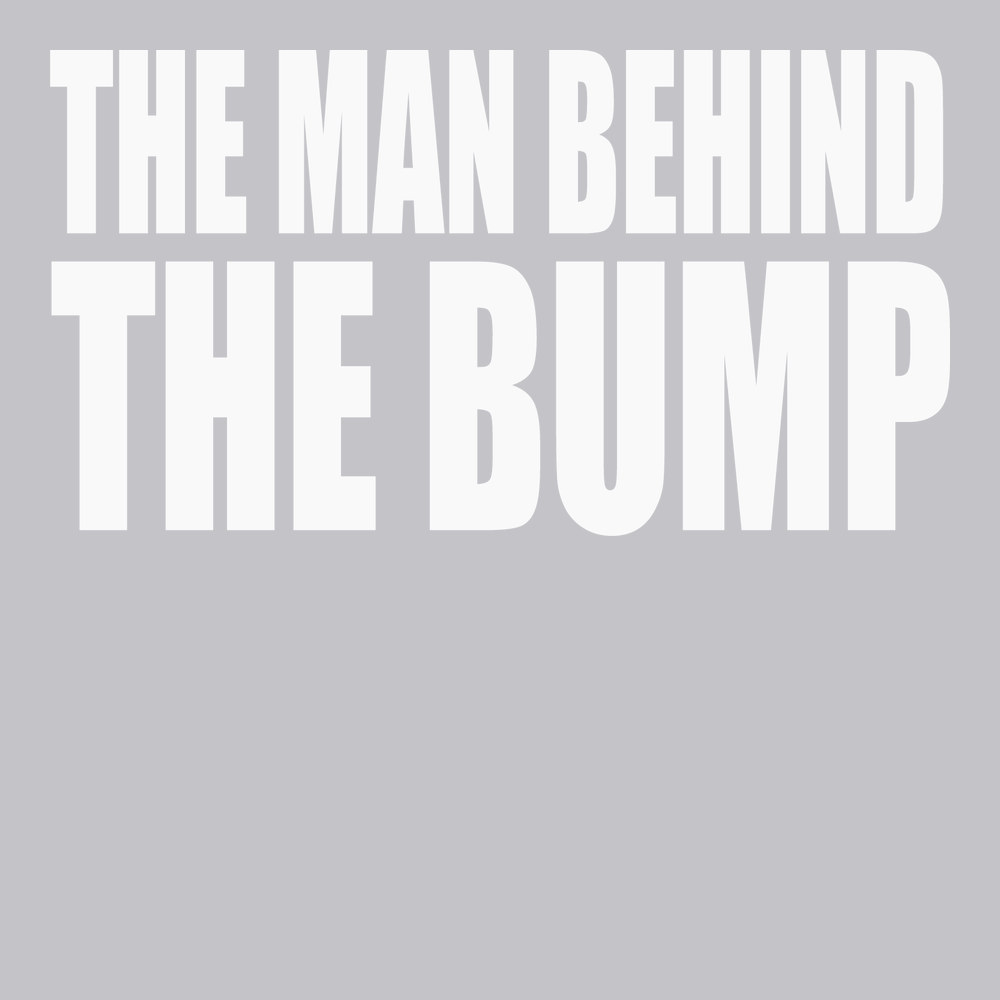 The Man Behind The Bump T-Shirt SILVER