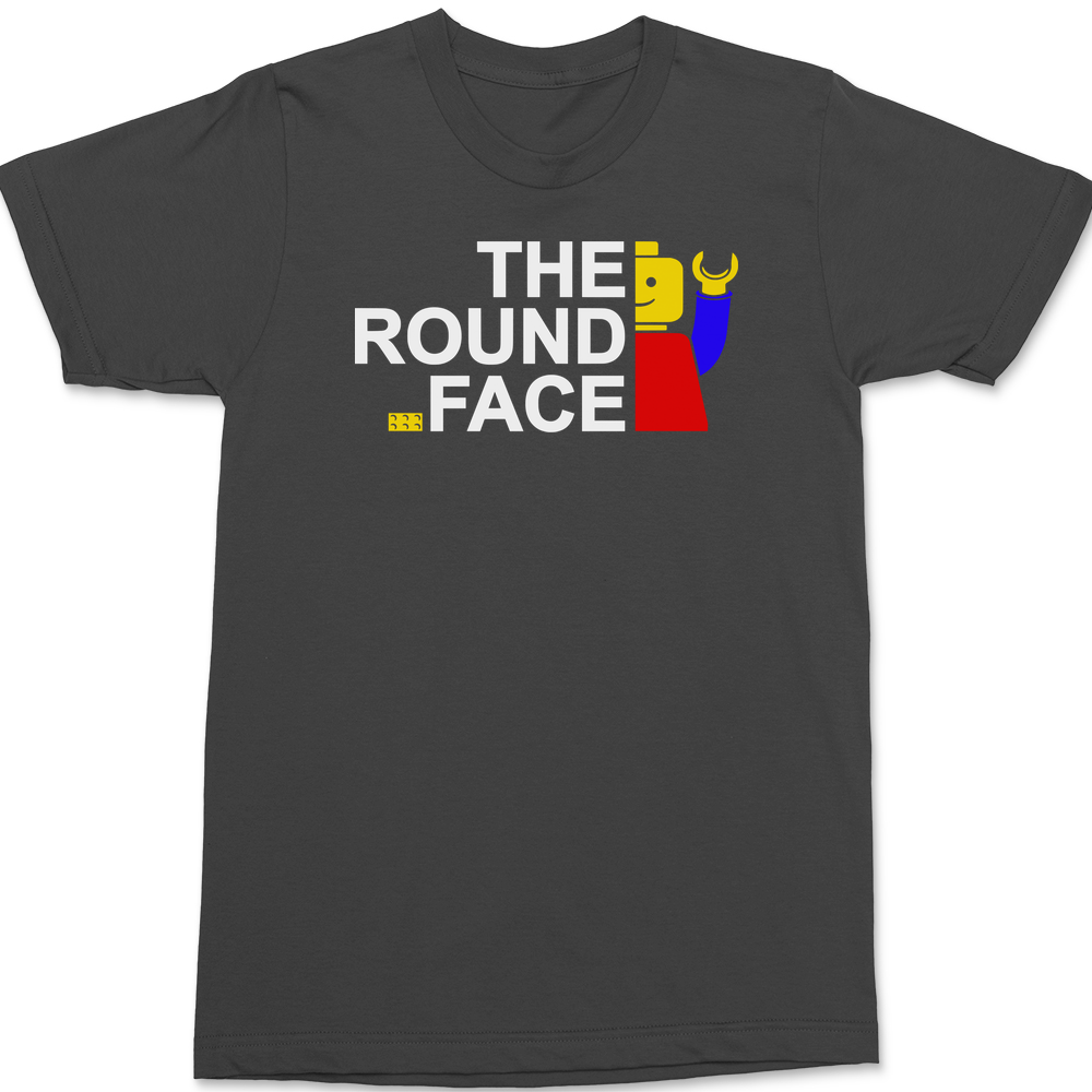 The Round Face T-Shirt CHARCOAL