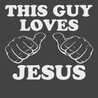 This Guy Loves Jesus T-Shirt CHARCOAL