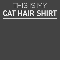 This Is My Cat Hair Shirt T-Shirt CHARCOAL