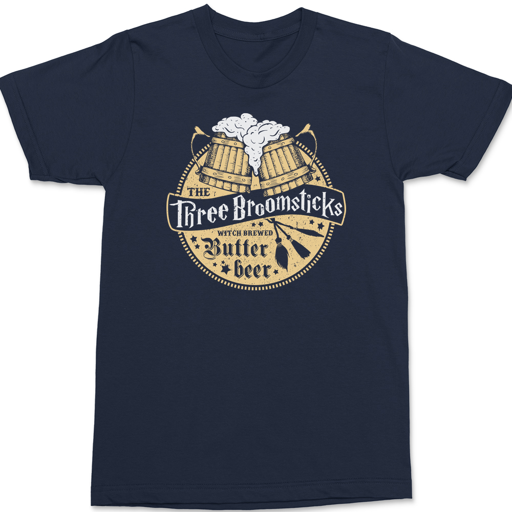 Three Broomsticks T-Shirt Navy