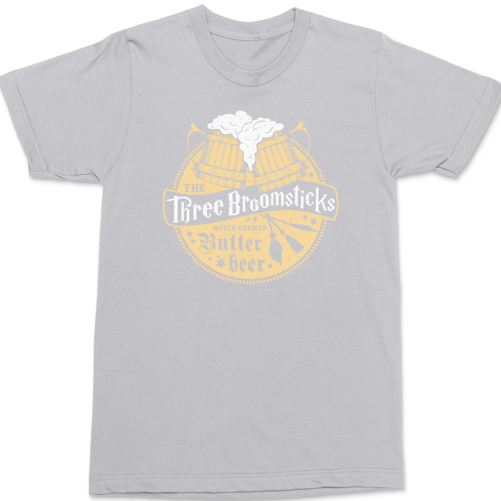 Three Broomsticks T-Shirt SILVER