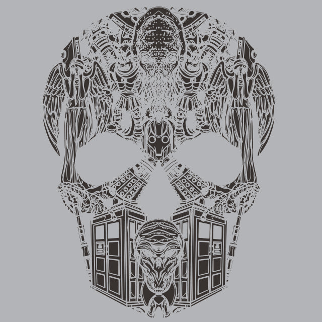 Whovian Skull T-Shirt - Textual Tees