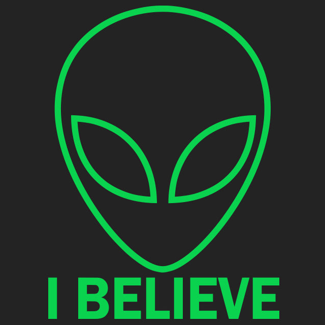 I Believe Alien T-Shirt - Textual Tees