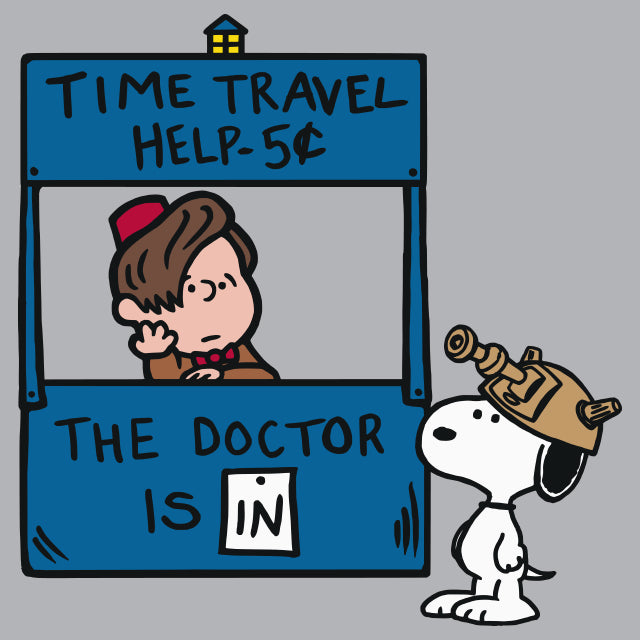 The Doctor Is In T-Shirt - Textual Tees