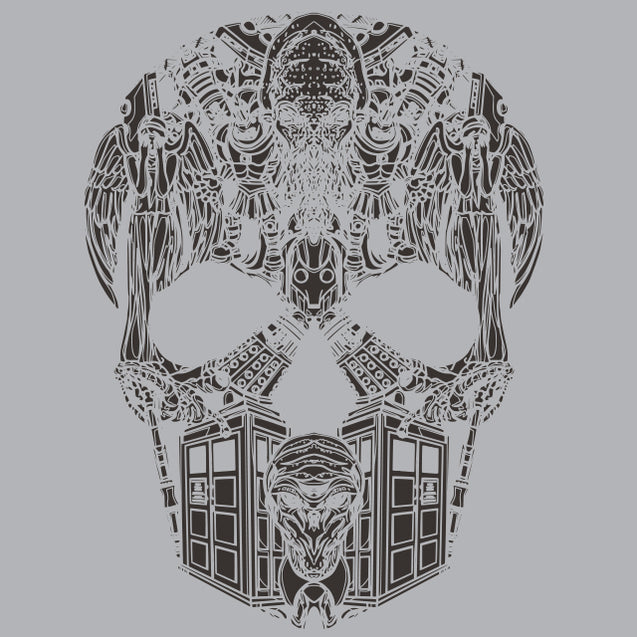 Whovian Skull T-Shirt - Textual Tees