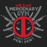 Deadpool Mercenary Gym T-Shirt - Textual Tees