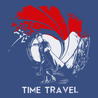 Time Traveler Sky Fall T-Shirt BLUE