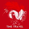 Time Traveler Sky Fall T-Shirt RED