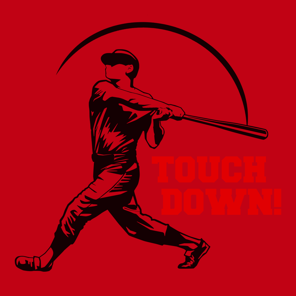 Touch Down T-Shirt RED