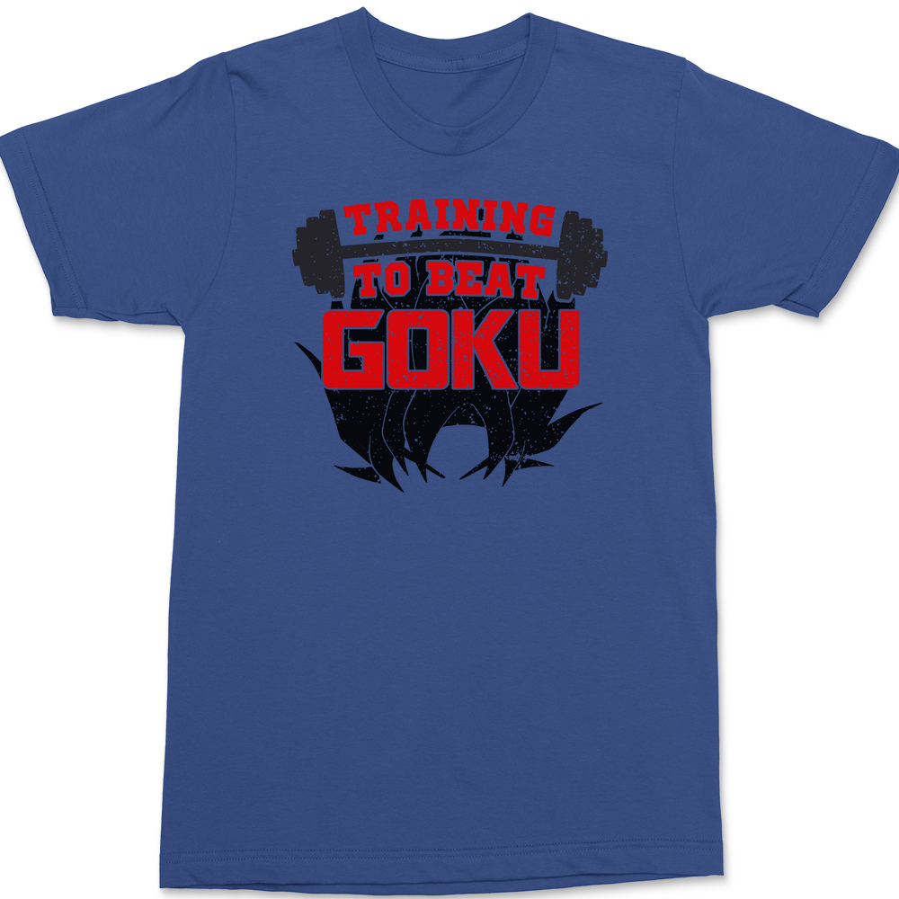 Training To Beat Goku T-Shirt BLUE