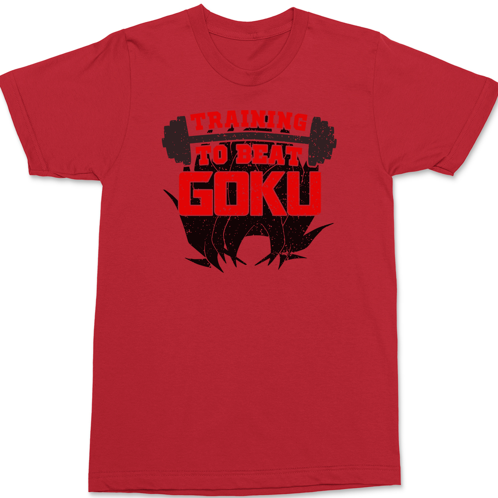 Training To Beat Goku T-Shirt RED