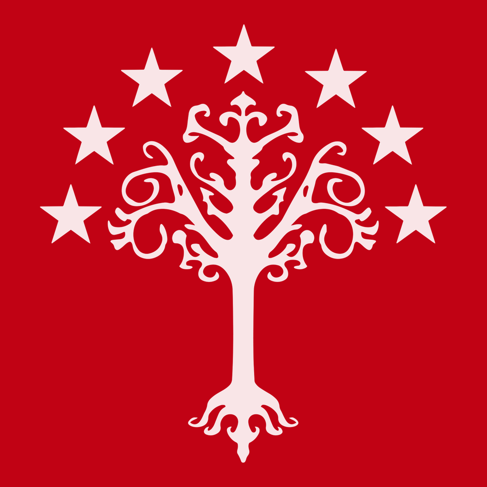 Tree of Gondor T-Shirt RED