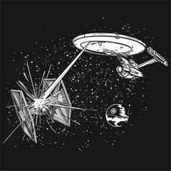 Trek Wars T-Shirt - Textual Tees