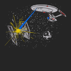 Trek Wars T-Shirt BLACK