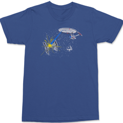 Trek Wars T-Shirt BLUE