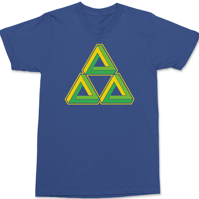 Triforce Illusion T-Shirt BLUE