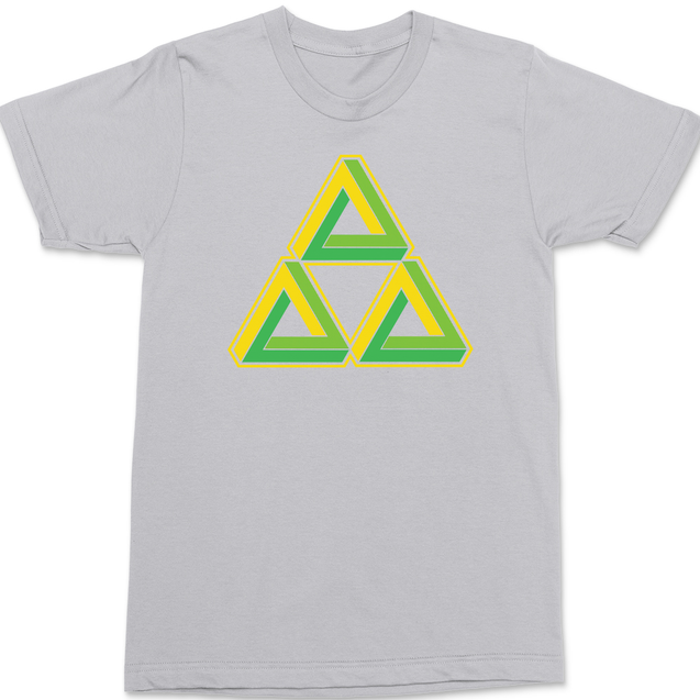 Triforce Illusion T-Shirt SILVER