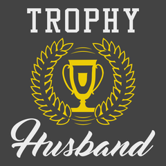 Trophy Husband T-Shirt CHARCOAL