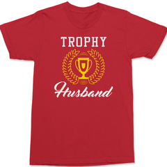 Trophy Husband T-Shirt RED