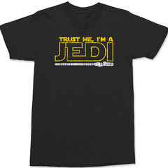 Trust Me I'm A Jedi T-Shirt BLACK