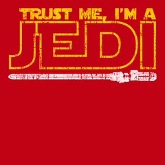 Trust Me I'm A Jedi T-Shirt RED