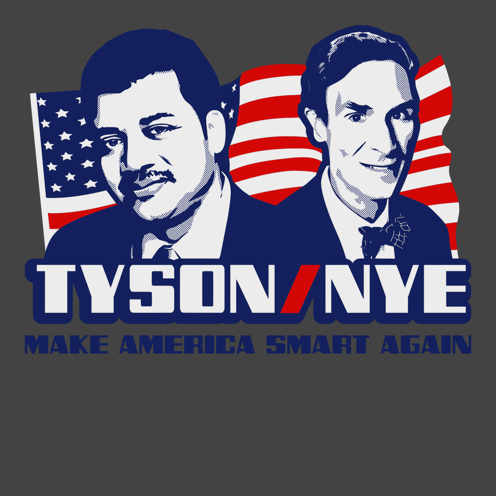 Tyson Nye Make America Smart Again T-Shirt CHARCOAL