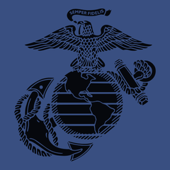 US Marine Corps T-Shirt BLUE
