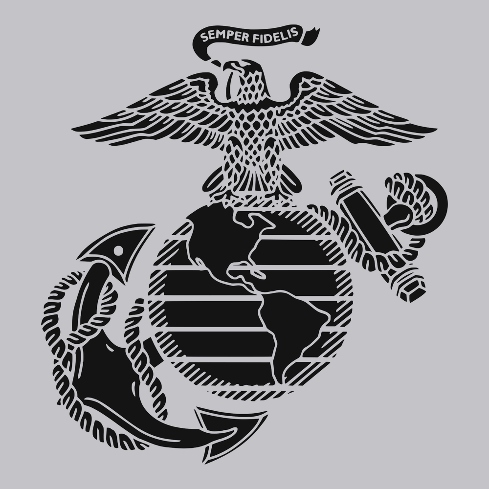 US Marine Corps T-Shirt SILVER