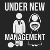 Under New Management T-Shirt BLACK