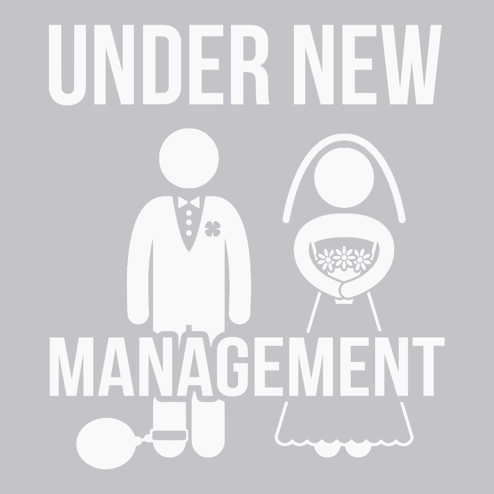 Under New Management T-Shirt SILVER