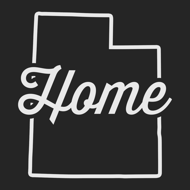 Utah Home T-Shirt BLACK