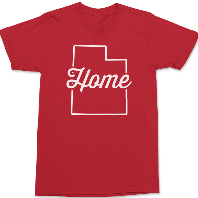 Utah Home T-Shirt RED
