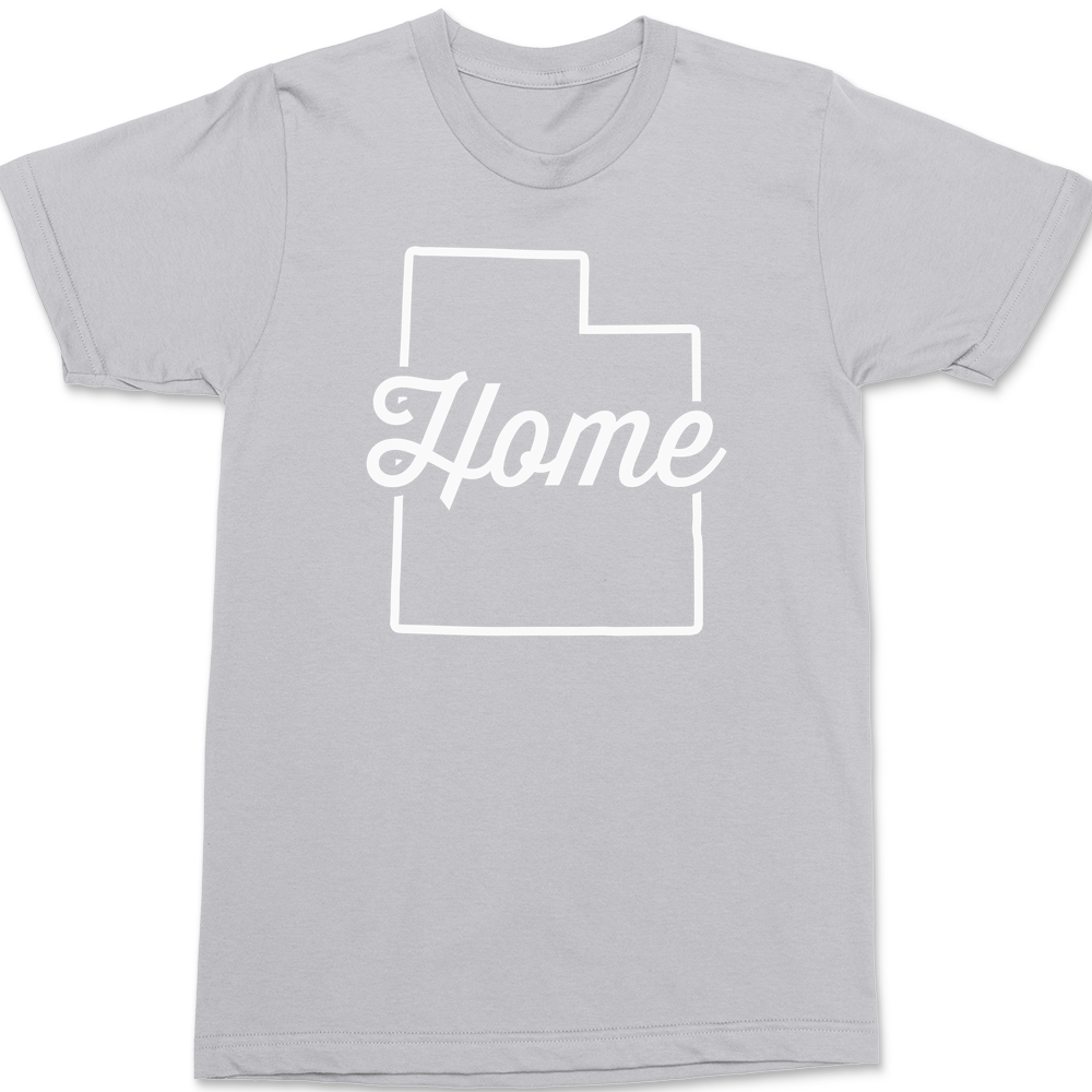 Utah Home T-Shirt SILVER