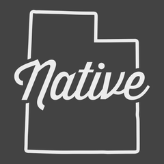 Utah Native T-Shirt CHARCOAL