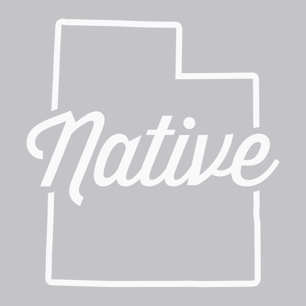 Utah Native T-Shirt SILVER