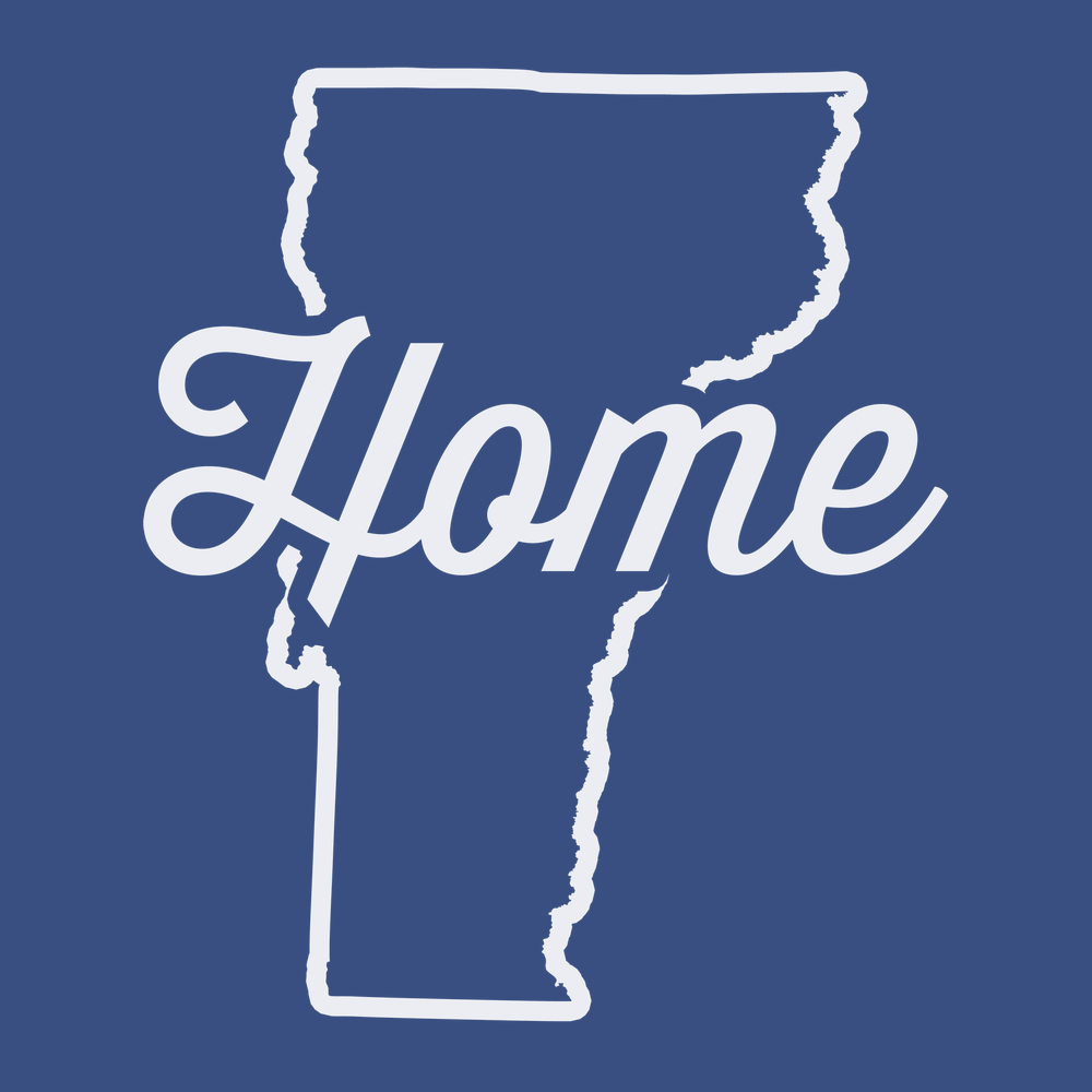 Vermont Home T-Shirt BLUE