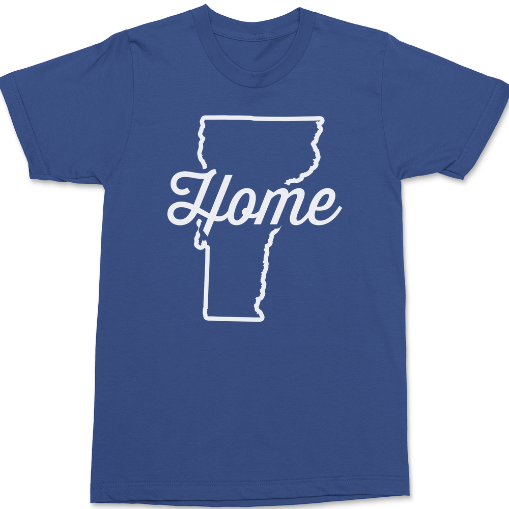 Vermont Home T-Shirt BLUE