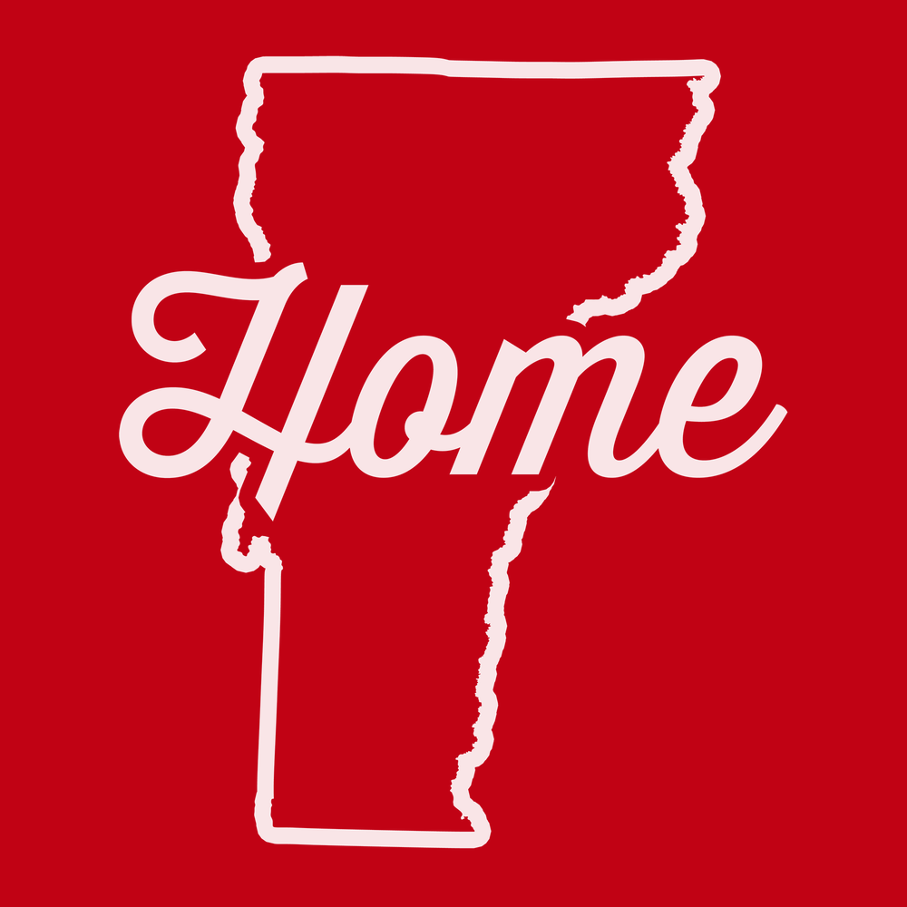 Vermont Home T-Shirt RED