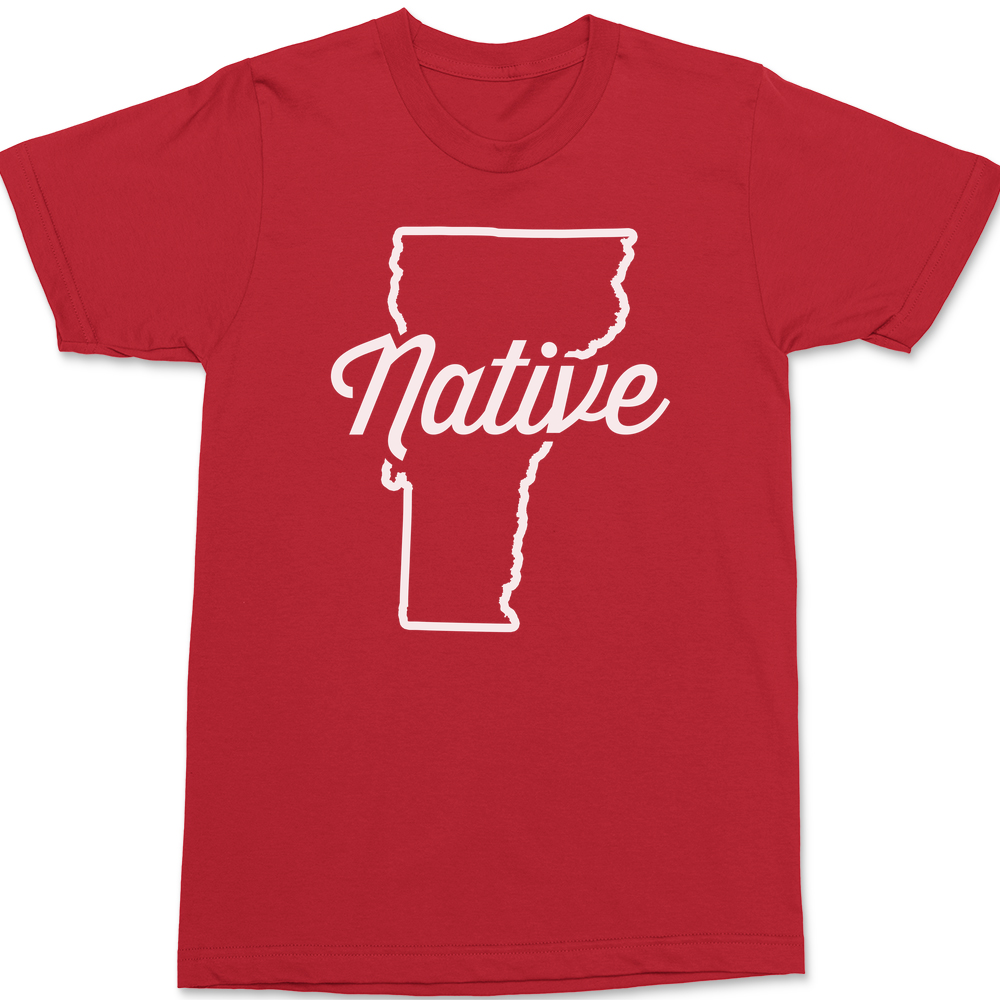 Vermont Native T-Shirt RED