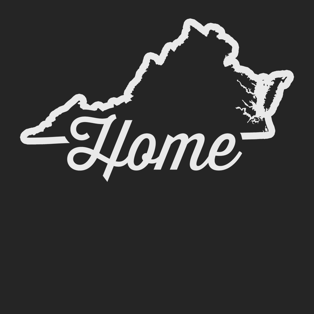 Virginia Home T-Shirt BLACK