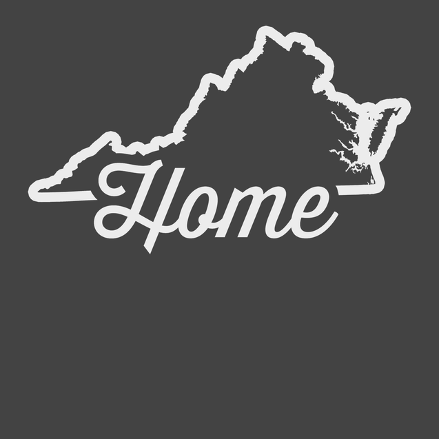 Virginia Home T-Shirt CHARCOAL